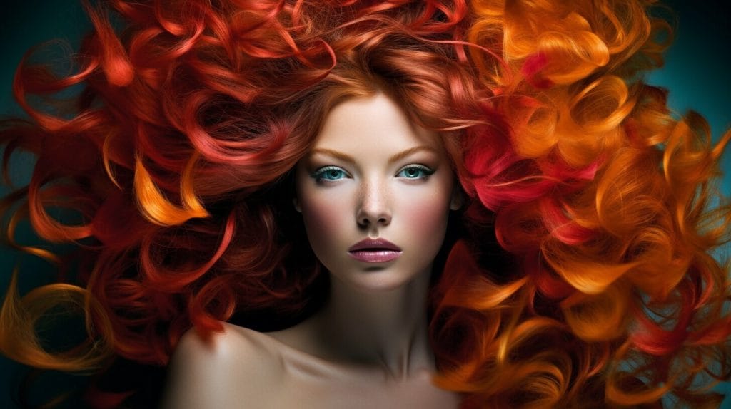 Red hair - Hair coloring