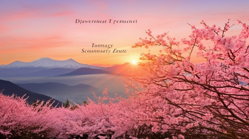 Mount Scenery - Cherry blossom