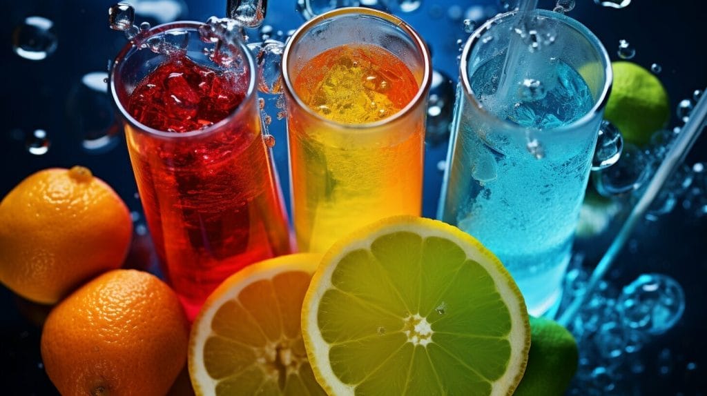 Cocktail garnish - Orange drink