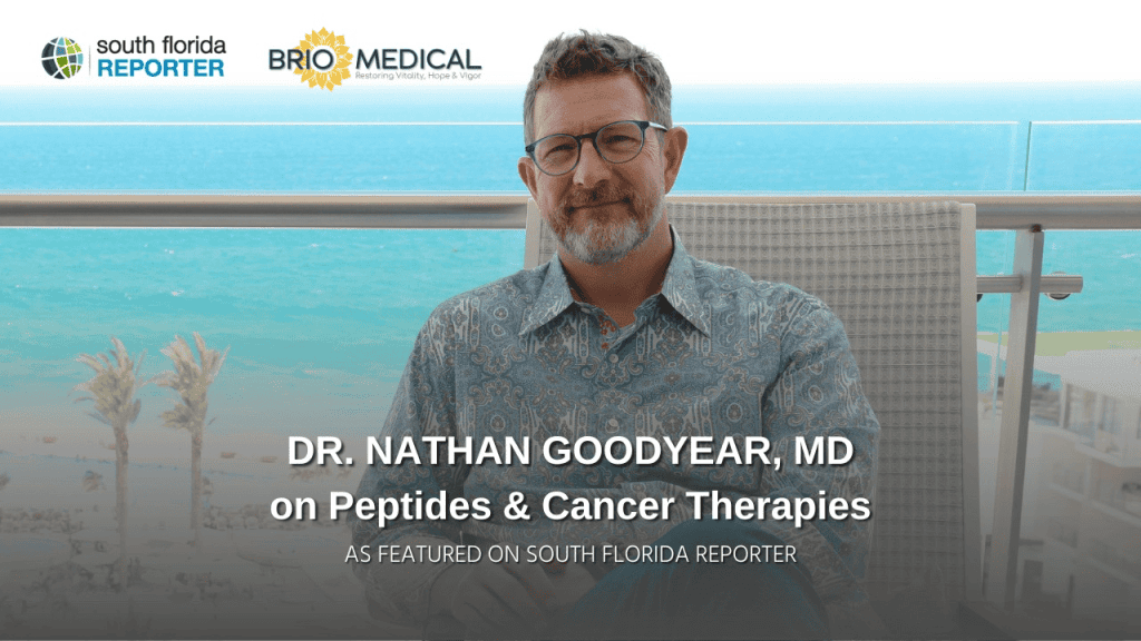 Dr. Nathan Goodyear Featured in South Florida Reporter about Peptides