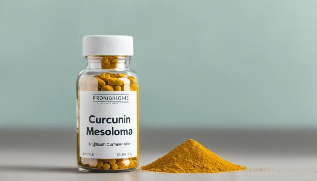 Curcumin supplements for malignant mesothelioma